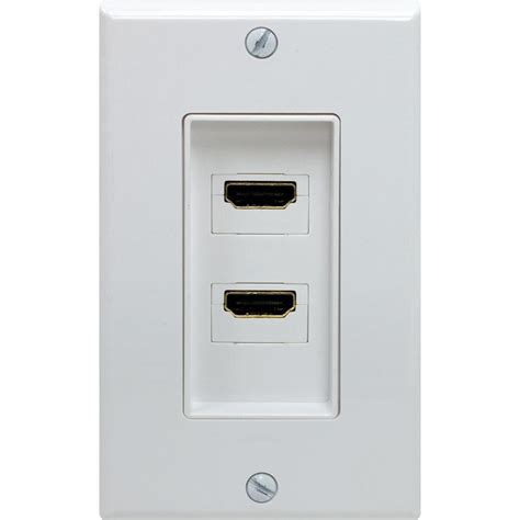 hdmi wall plate home depot|hdmi wall plate for computer.